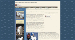 Desktop Screenshot of mysticozsamoyeds.com